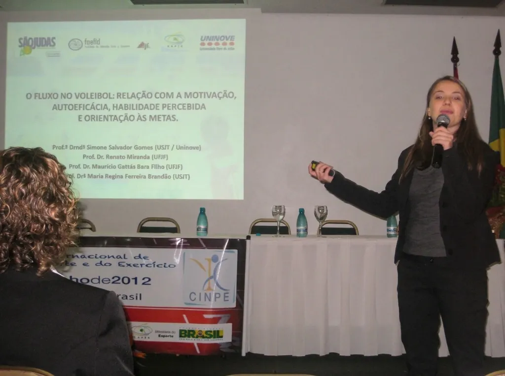Apresentação no Congresso Internacional de Psicologia do Esporte em 2012