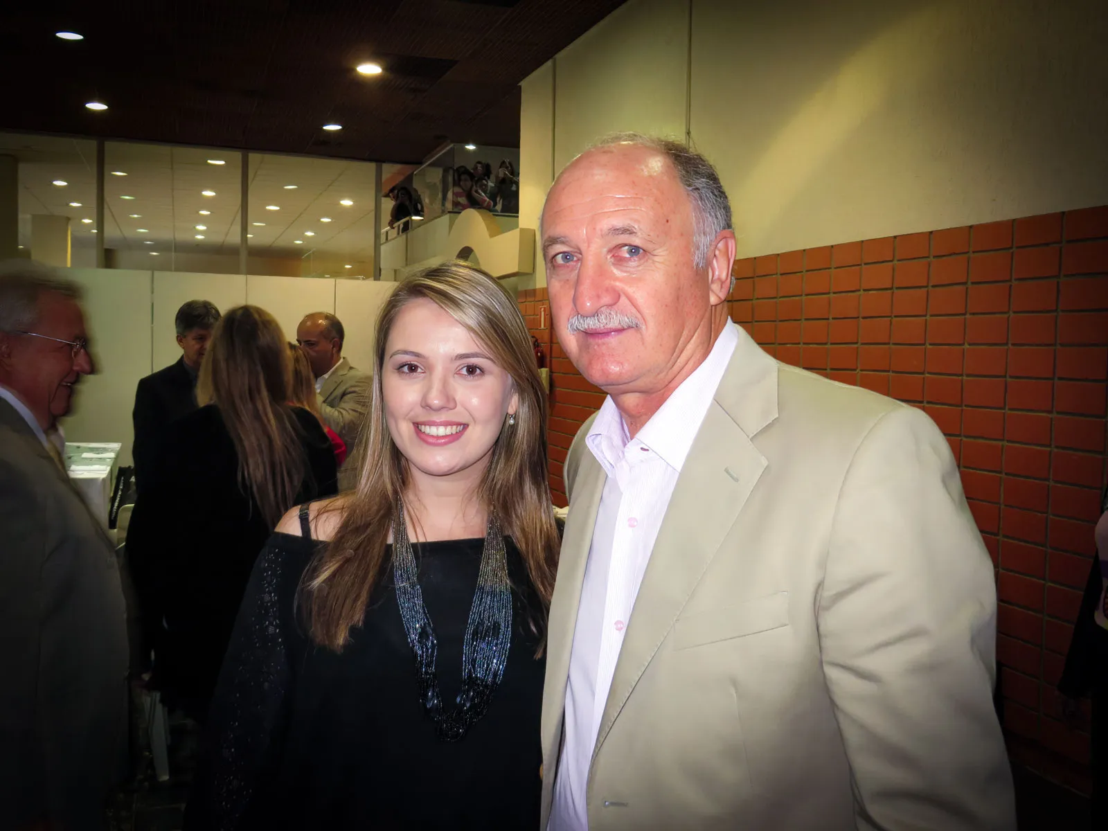 Com Luiz Felipe Scolari em evento sobre futebol e psicologia, 2014